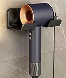 Soporte universal para secador de pelo, colgador de pared para baño