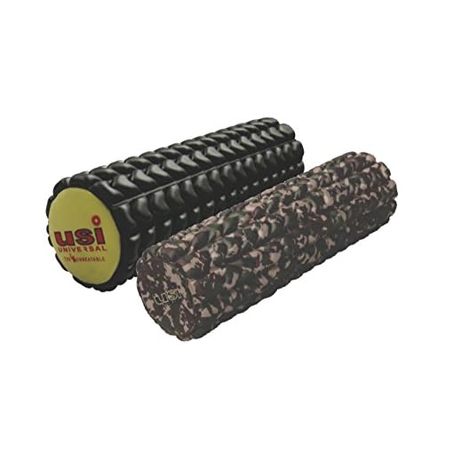 USI UNIVERSAL THE UNBEATABLE Foam Roller, High Density Deep Tissue Massager For Muscle Massage, Myofascial Trigger Point Release, For Exercise, Massage, Muscle Recovery (Standard (Size- 43x14cm))