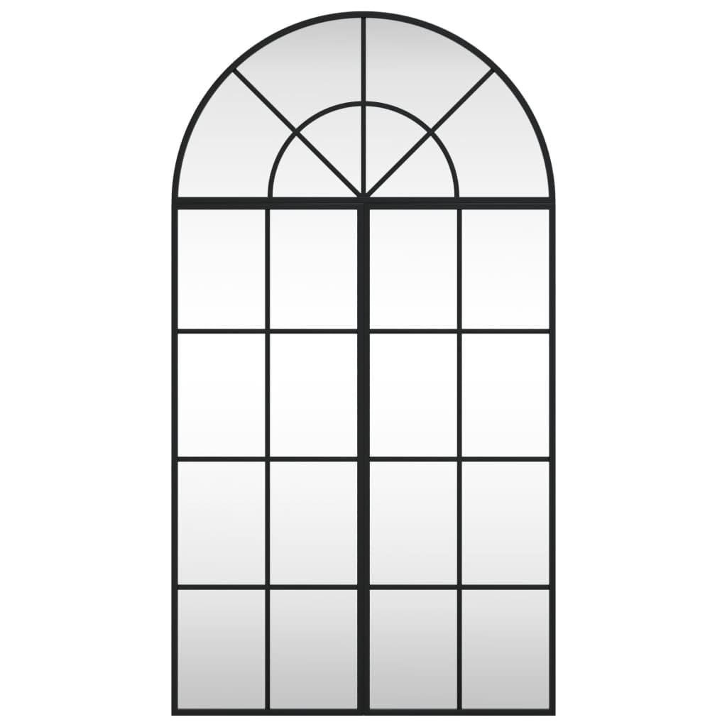 Genérico Espejo de Pared Arco de Hierro Negro 60x110 cm,Casa y jardín,Decoración,Espejos,3200606