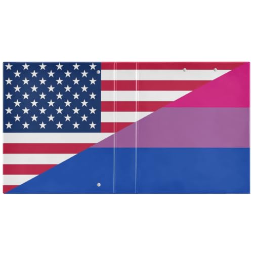 Classeur drapeau américain avec plateau écritoire pour le bureau