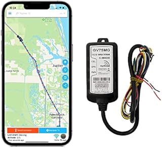 Optimus GV75MG Waterproof Wired GPS Tracker for Motorcycles, Boats, Machinery, Assets