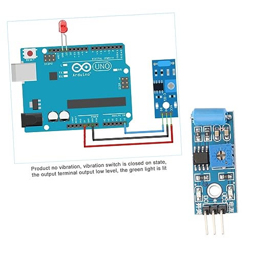 image for Zerodeko 10pcs Normally Closed Vibration Sensor Module Alarm Sensor fo