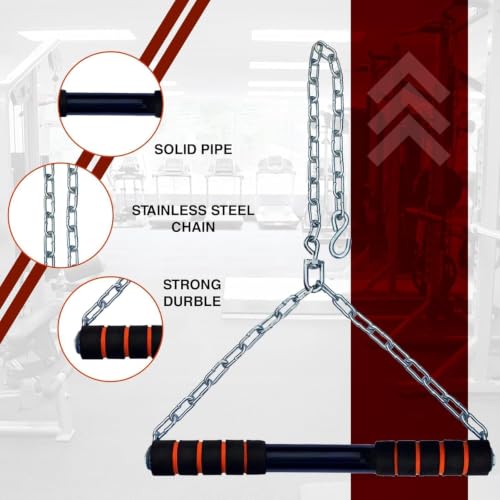 Image of SKYCELL Adjustable Pull Up Bar for Kids | No Screw Doorway Pull Up Bar | Door Rod for Pull Up | Wall Mounted Home Gym Bar for Kids | Strength Training Equipment