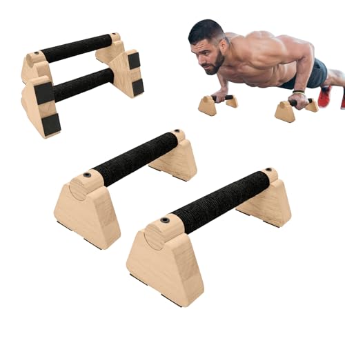 Wooden Parallettes Bars 10 Inch