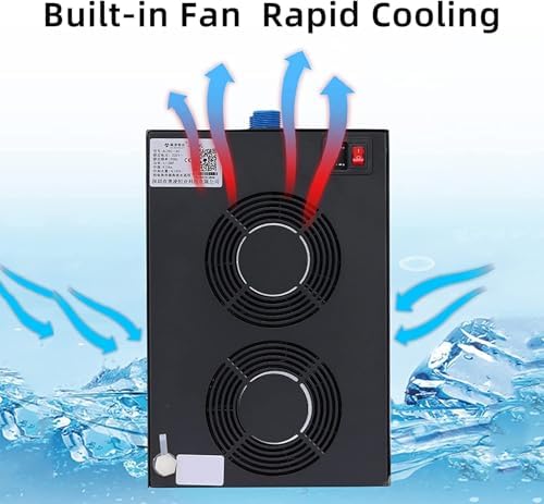 Aquarium Water Chiller Cooler,160/300/500L, Quiet Operations & Simple Control, for Multiple Aquaculture Scenarios (500L)