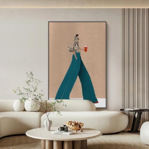 Toile décoration murale maison XINBAO motif affiche abstraite scandinave