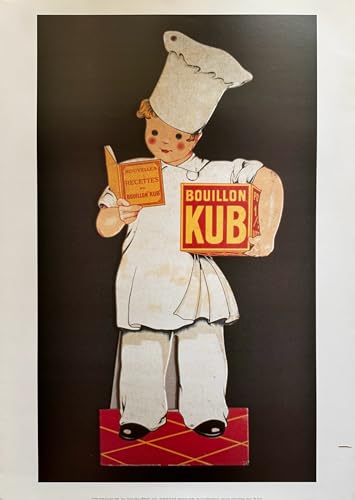 Poster Bouillon Kub 50x70 cm idéal pour une cuisine style bistrot