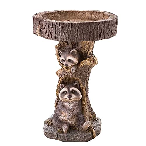 Lekgymr Bird Bath Bowl For Garden, Yard And Patio Decor, Multi-Purpose Bird Baths Tray Outdoors Standing Handmade Resin Wild Bird Feeders #TOP3