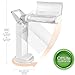 OttLite 13 Watt Magnifier Task Lamp with 2X Magnification and Swivel Base, White