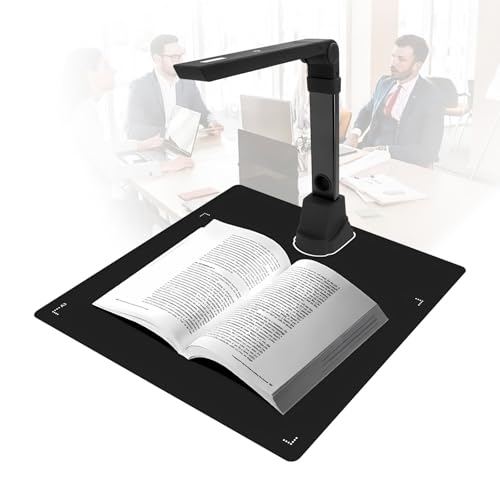 Escáner De Documentos USB A3/A4 18mp con OCR Multilingüe, Cámara Plegable con Corrección De Imagen Y Luz LED, para Trabajo De Oficina