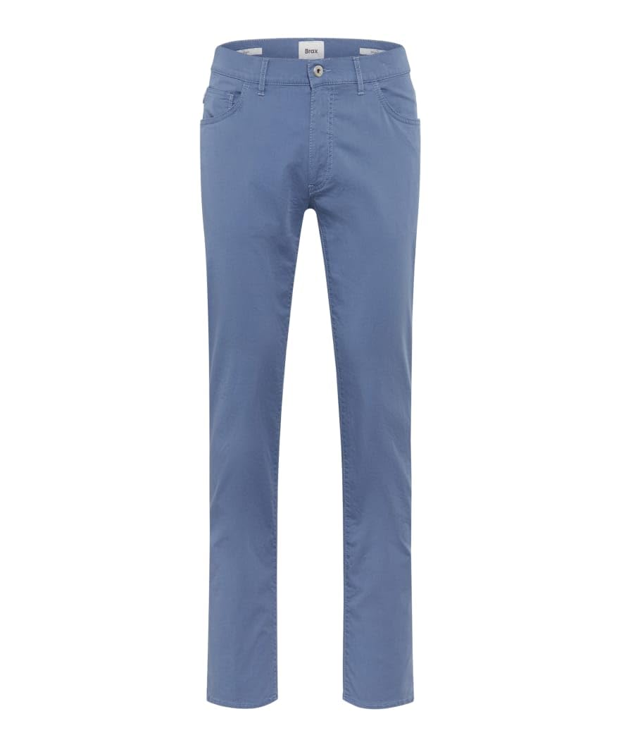 BRAX Feel Good Style Cadiz Men's Five Pocket Straight Fit Trousers, Storm, 31 W/34 L