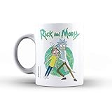 TAZA CERAMICA OPEN YOUR EYES RICK Y MORTY