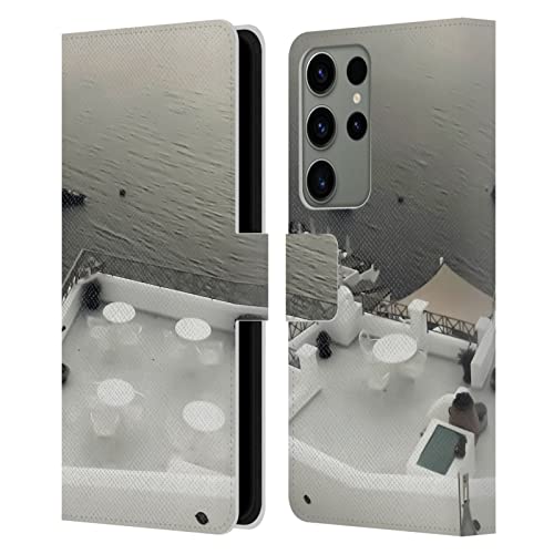 Coque portefeuille Samsung S23 Ultra cuir Haroulita Noir Blanc