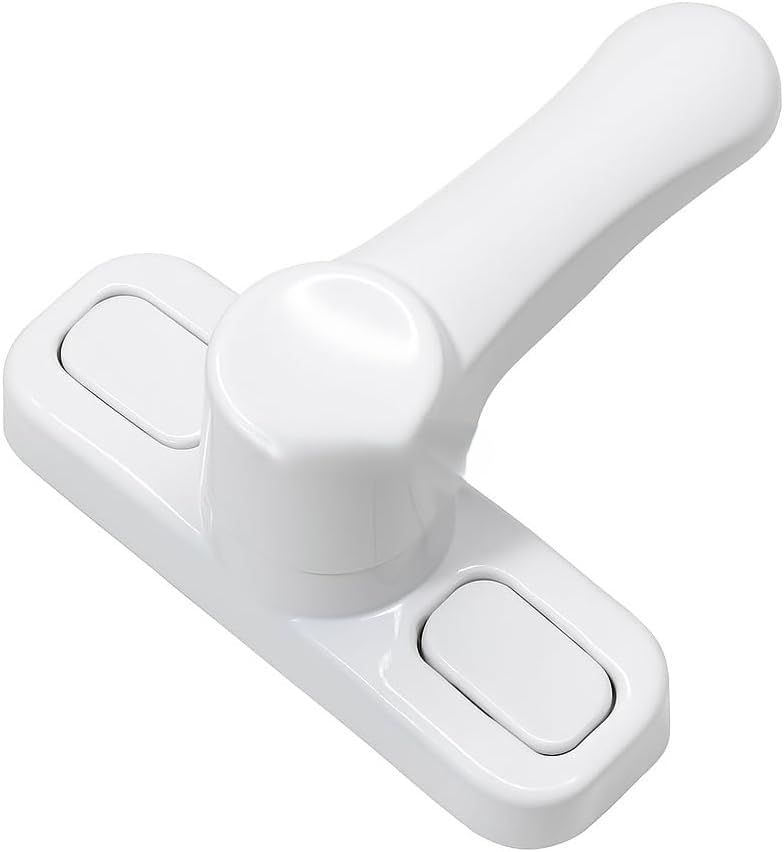 Orret Home 6 Adet Kapı ve Pencere Emniyet Kilidi – 360° Dönebilir PVC Güvenlik Mandalı, Hırsızlık Engelleyici ve Çocuk Güvenliği Kilidi, Çekmeli Pratik Kilit Seti