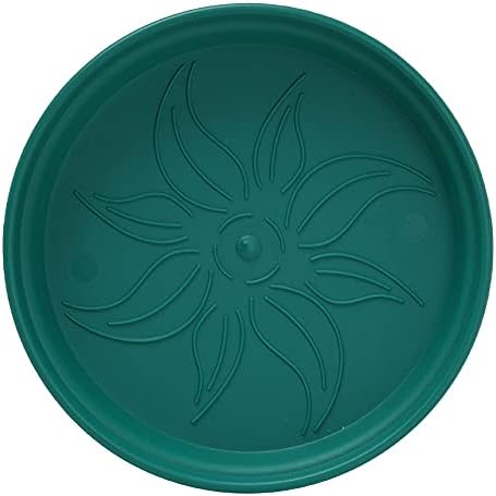 Miniatura 5 de Mintra Home - Paquete de 4 macetas de jardín (color verde bosque, 11 cm4.3 pulgadas de diámetro)