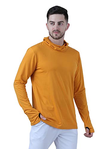 Image of Pause Solid Turtleneck Slim Fit Long Sleeve Men's T-Shirt