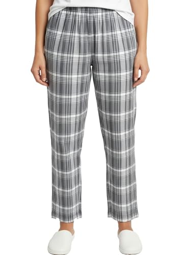 Image of Womens Multicolor Cotton Checkered Pyjama | Checks Pajama for women with Elastic & Drawstring Plus Size (S TO 8XL)