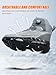 Men’s Safety Shoes -Anti-Smashing Steel Toe, Anti-Piercing Midsole, TPU Non-Slip Outsole, Fashionable Reflective Strip Design, Comfortable & Soft Work Boots (Grey,10.5)