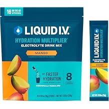 Liquid I.V.&reg; Hydration Multiplier - Mango | Electrolyte Powder Drink Mix | 1 Pack (16 Servings)