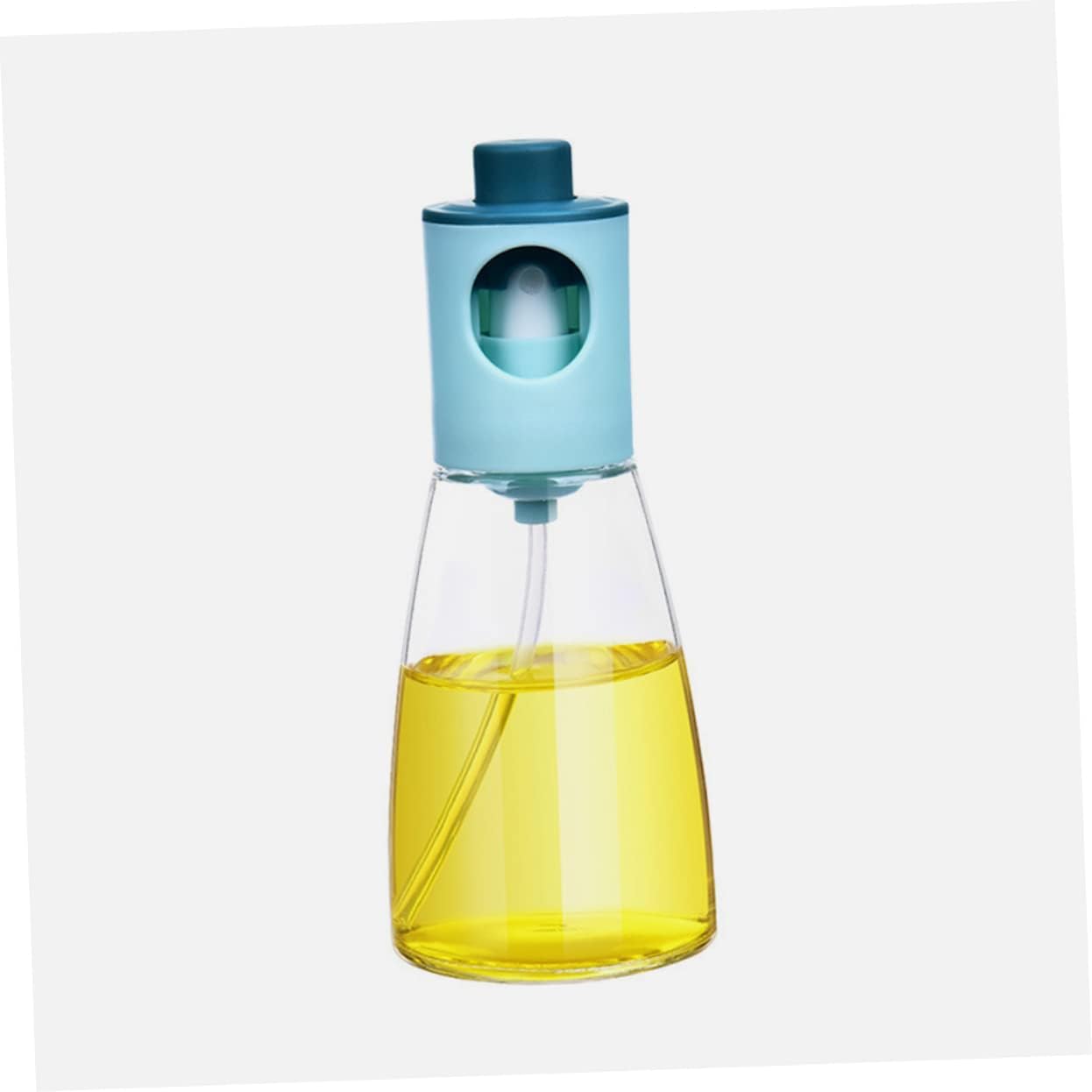 2pcs Kitchen Oil Spray Bottle Ergonomic Press-type Oil Dispenser for Sauce Vinegar Bbq Cooking