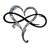 metal wall decor walmart canada Corazón infinito: símbolo de amor infinito, arte de pared de metal. Este único y divertido símbolo de infinito entrelazado con un corazón.