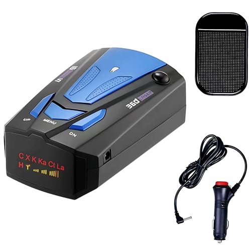 Speed Sentinel Radar Detector,Police Speed Radar Detectors for car with Long Range Detection,VG-2 Immunity,City/Highway Modes Detectors,Real Time Voice Alert Speed,LED Display