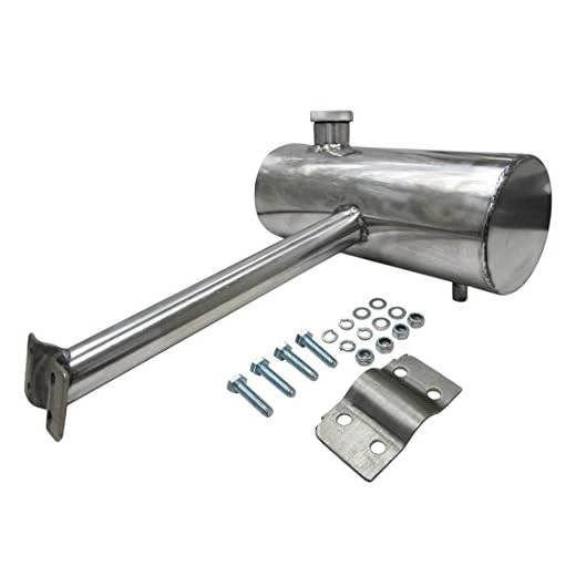 BBR Tuning 2L Seat Mounted Chrome Keg-Style Gas Tank