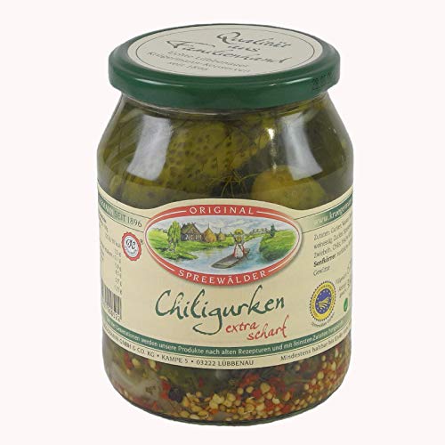 Krügermanns Original Spreewälder Chiligurken (720 ml Glas) Cover
