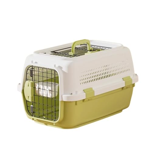 ペットキャリー 猫 キャリーケース 小型犬・猫用 10kgまで サイズ:長さ50cm x 幅34cm x 高さ30cm キャリーバッグ 犬 キャリーケース ペット用 猫 キャリー航空輸送ボックス 旅行 おしゃれ 小型犬 防災 グッズ ハウス 散歩 プラスチ