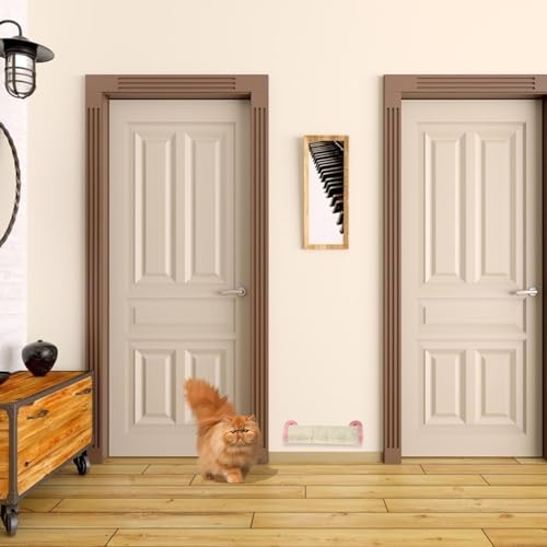 Polo rascador para gato Lurrose de plástico y sisal miniatura 4