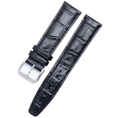 Bracelet montre cuir de vachette haut de gamme pour IWC Portofino