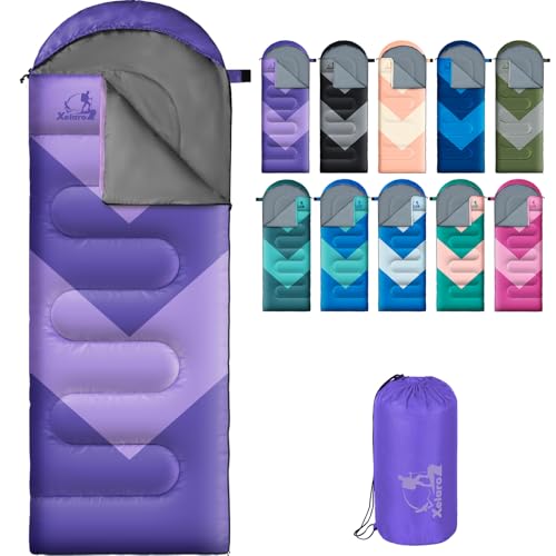 Sleeping Bag for Adults, Lightweight Waterproof 3 Season Camping Hiking