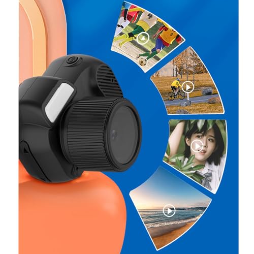 Gegong Kompakte Digitalkamera 1080p HD Tragbarer Videorekorder Vlog Kamera für Jugendliche Schüler Kinder mit Armband Lange Akkulaufzeit