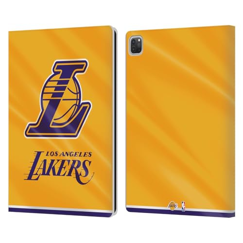 Étui iPad Pro 12.9 support horizontal cuir - Housse portefeuille antichoc NBA Lakers