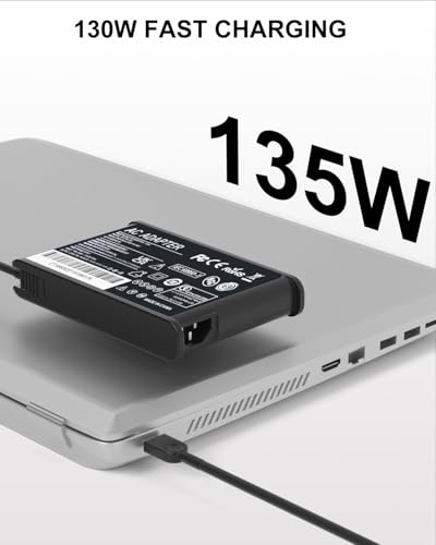 Chargeur USB C 135W Compatible avec Lenovo ThinkPad P16s P14S Z16 P16 P15S – vue 5