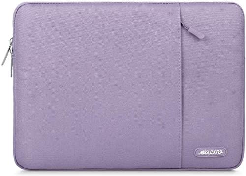 MOSISO Laptop Sleeve Bag Compatible with MacBook Pro 16 inch 2023-2019 M2 A2780 M1 A2485 Pro/Max A2141/Pro Retina 15 A1398, 15-15.6 inch Notebook, Polyester Vertical Case with Pocket, Black
