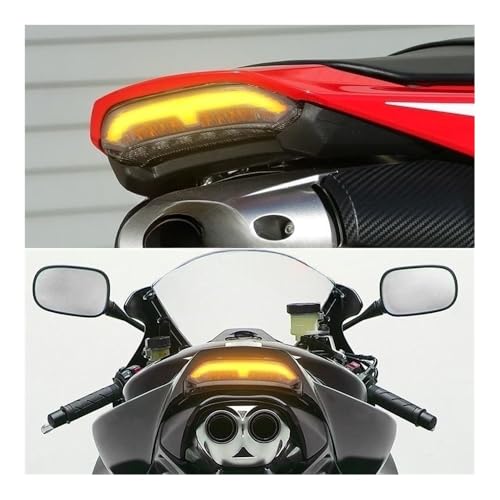 Feu arrière LED pour moto CBR 600RR optique 12V avec clignotant intégré - 7