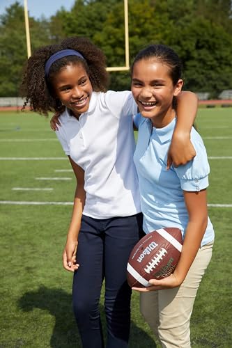 French Toast SA9432 Girls Puff Sleeve Double Button Polo thumb #3