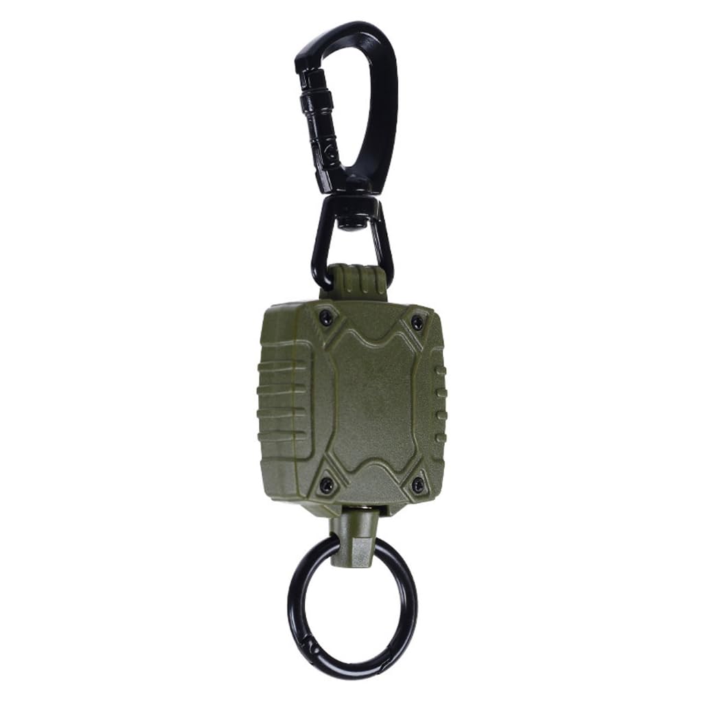 KADSXIYA Retractable Keychain 23'' Steel Retractable Cord Heavy Duty Badge Holder Reel, As Detailed Description, As detailed description