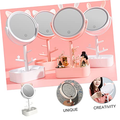 Espejo de maquillaje LED regulable con almacenamiento Ipetboom miniatura 6