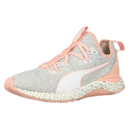 PUMA Damen Hybrid Runner Turnschuh, Glacier Gray-Peach Bud