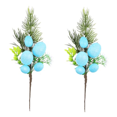 Garneck 2 Piezas De Esquejes De De Pascua Decoración De Árbol De Pascua Palillos De Flores De Pascua Tallos De Falsos Ramas De Árbol De De Pascua Ramas De Árbol