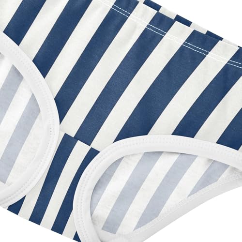 Blue White Stripe Toddler Girls's Underwear 2T 23008824