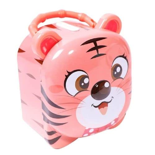 RPC99 Piggy Bank for Kids Matel Cute Attractive Cartoon Tiger, Dog or Cat Piggy Bank with Security Lock & Keys for Kids Money Saving Storage Coin for Boys & Girls (Pack of 1, Multicolor) (Pink) (B0BZRZZMJS) Amazon Price History, Amazon Price Tracker