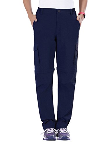 Nonwe Women's Outdoor Water-Resistant Quick Dry Convertible Cargo Pants