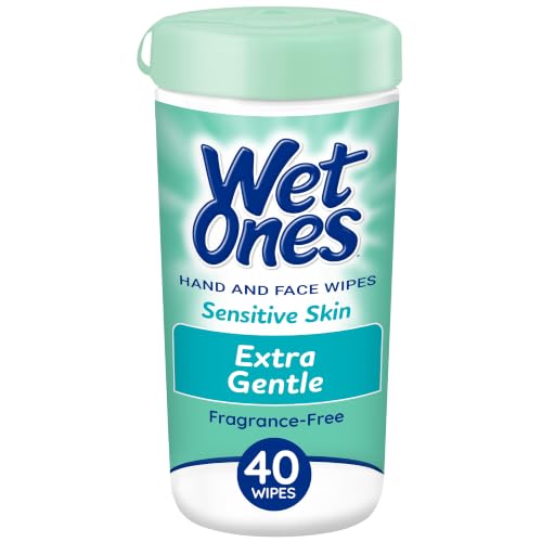 Image of Wet Ones Hand Wipes, Sensitive Skin, Unscented, 40 ct Canister (1 Pack)