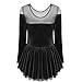 YiZYiF Vestido Patinaje Artístico Mujer Maillot Danza Latina Manga Larga Leotardo Ballet...