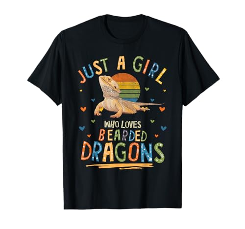 Just a Girl Who Loves Bearded Dragons T-Shirt