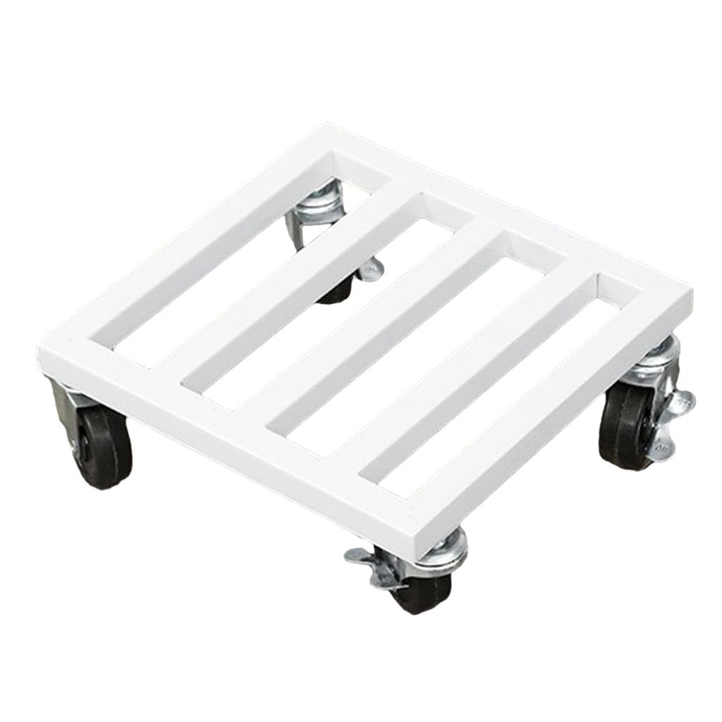 Wózek na rośliny bonsai z uniwersalnymi kółkami, metalowy stojak na doniczki dla łatwego transportu, idealna półka na kółkach dla entuzjastów ogrodu i miłośników roślin