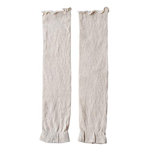 天衣無縫 オーガニックコットンでつくったふわふわアーム&レッグカバー (ベージュ)